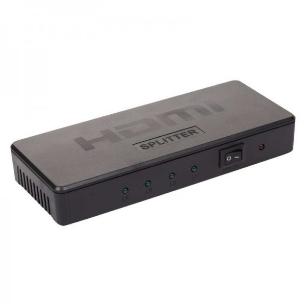  Делитель HDMI 1x4 пластиковый корпус Rexant 17-6952 