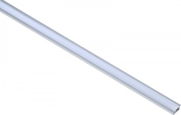  Профиль алюминиевый для LED ленты 2207 встраиваемый трапец. опал (дл.2м) компл. аксессуров ИЭК LSADD2207-SET1-2-V4-1-08 