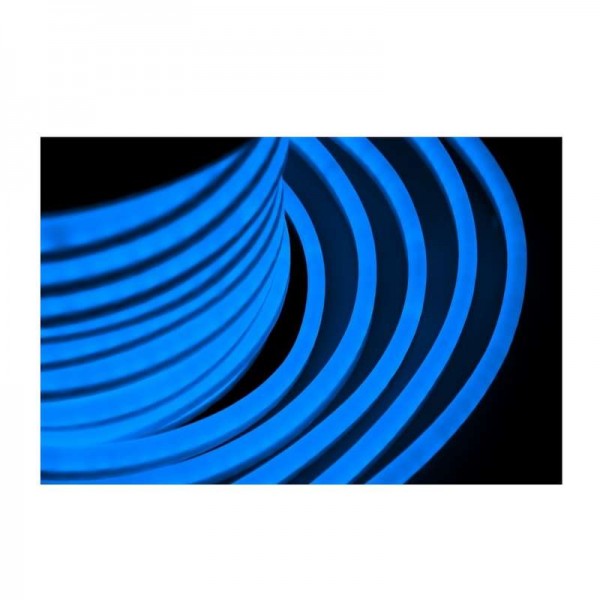  Шнур светодиодный гибкий неон LED NEON FLEX 12х26мм в син. оболочке/модуль 0.914м/80LED/м 5.3Вт/220В IP54 син. (уп.50м) NEON-NIGHT 131-023 