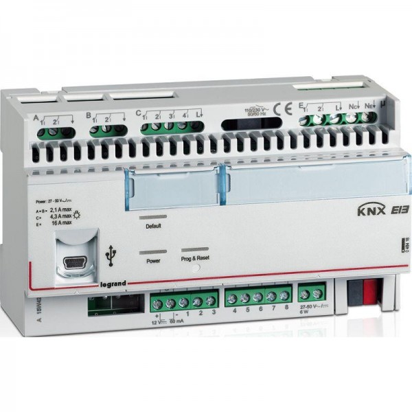  Контроллер комнатный KNX 8вх./10вых. DALI DIN 8мод. Leg 048418 