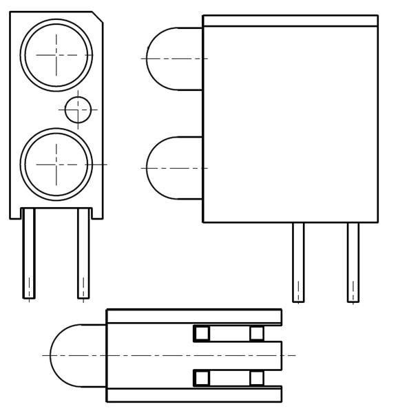 Фотография №1, Светодиодные индикаторы для печатного монтажа