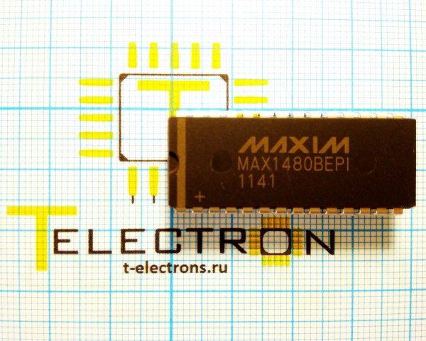  Микросхема MAX1480BEPI+ 