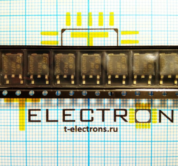  Транзистор, 250В, 6А, STD8NF25 