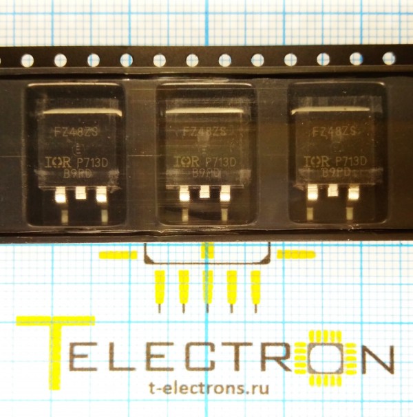  Транзистор MOSFET 55В, 61А, IRFZ48ZSPBF 