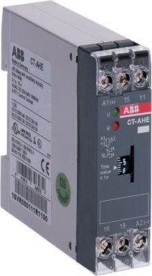  Реле времени CT-AHE (задержка на откл.) 24В AC/DC 0.3..30с. 1ПК ABB 1SVR550118R4100 