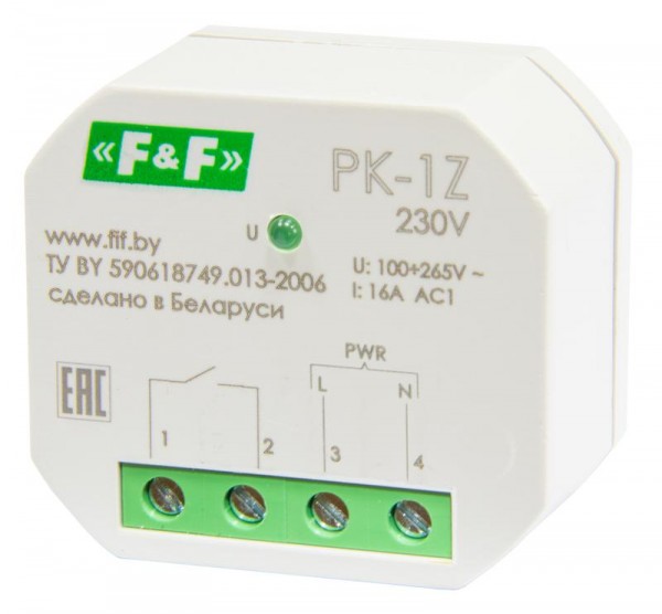  Реле промежуточное PK-1Z-230 F&F EA06.001.047 