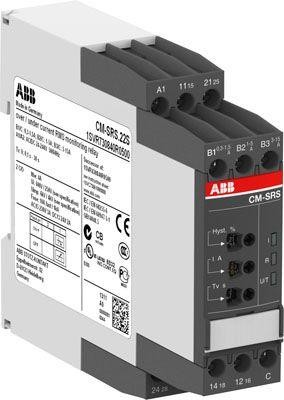  Реле контроля тока 1ф CM-SRS.21P (диапазоны измерения 3-30мА 10- 100мA 0.1-1A) 110-130В AC 2ПК пруж. клеммы ABB 1SVR740841R0400 