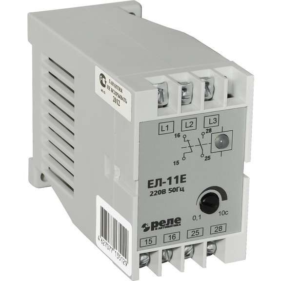  Реле контроля фаз ЕЛ-12Е 220В 50Гц Реле и Автоматика A8222-77135235 