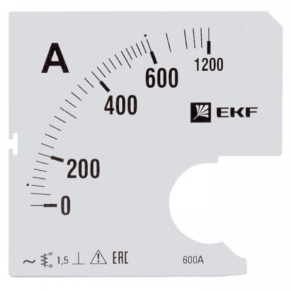  Шкала сменная для A961 600/5А-1.5 PROxima EKF s-a961-600 