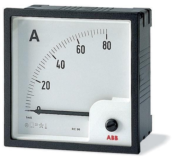  Амперметр переменного тока AMT1-A5/96 трансф. вкл. без шкалы ABB 2CSG323260R4001 