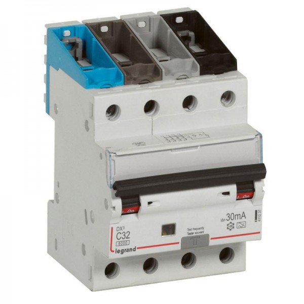  Выключатель автоматический дифференциального тока 4п C 32А 30мА тип A 6кА DX3 Leg 411237 