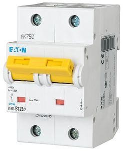  Выключатель автоматический модульный 2п C 125А 15кА PLHT-C125/2 EATON 248015 