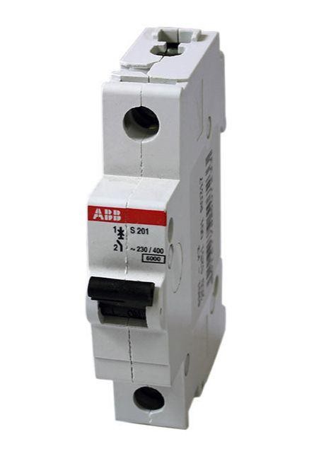  Выключатель автоматический модульный 1п B 80А 6кА S201 B80 ABB 2CDS251001R0805 