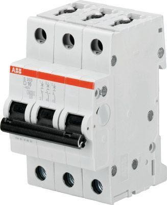  Выключатель автоматический модульный 3п D 10А 6кА S203 D10 ABB 2CDS253001R0101 