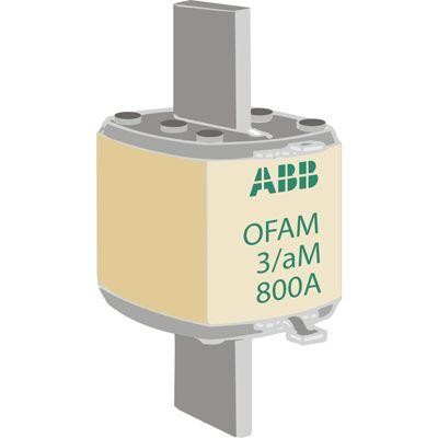 Предохранитель OFAF3aM800 800А тип аМ размер 3 до 500В ABB 1SCA022701R4790 