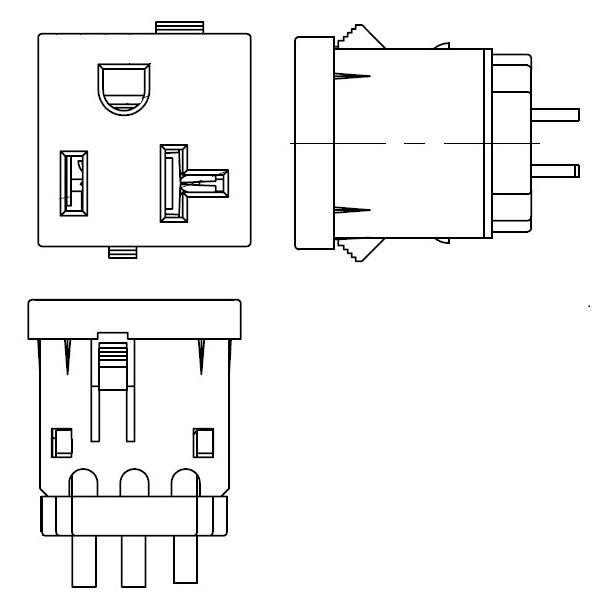 Фотография №1, Штепсельные вилки и розетки для сетей переменного тока