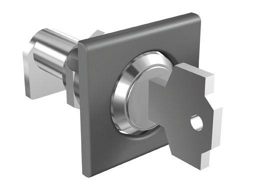  Блокировка замком с ключом в положениях "вкачен/тест/выкачен" KLP-A ключ типа RonProf Kirk E1.2 2-й ключ ABB 1SDA073835R1 