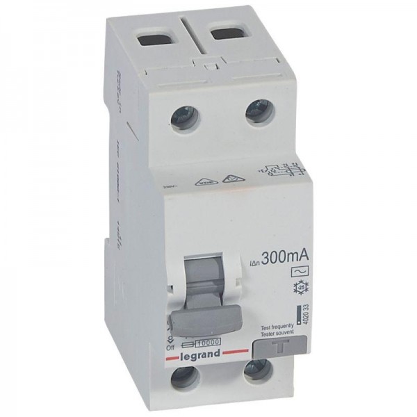  Выключатель дифференциального тока (УЗО) 2п 40А 300мА тип AC RX3 Leg 402033 
