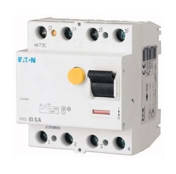  Реле контроля токов утечки 4п 0.3А (АС/DC) 5кА защита ПЧ PFR3-03-U EATON 235869 