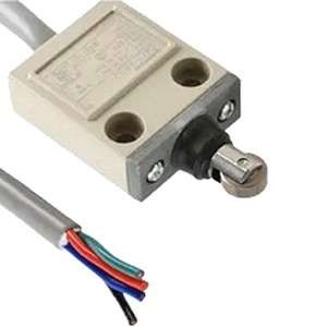  Выключатель концевой D4C1232 5А 250В AC (4А 30В DC) кабель VCTF маслостойк. 3м герметичный роликовый плунжер Omron 134464 