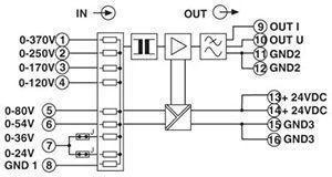  Преобразователь сигнала напряжения MCR-VAC-UI-O-DC Phoenix Contact 2811103 