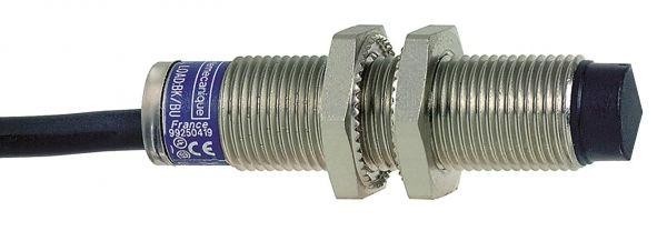  Датчик индуктивный цилиндр. M12 12-24В DC PNP NO 3-провод. 2м кабель SchE XS212BLPAL2 