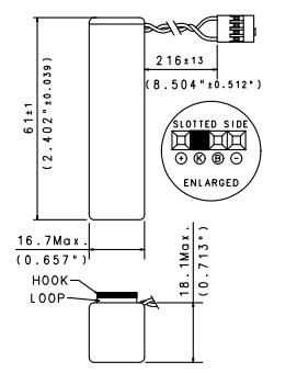  Аккумулятор 3.6 В, 2100 мАч, TL-5242/W 