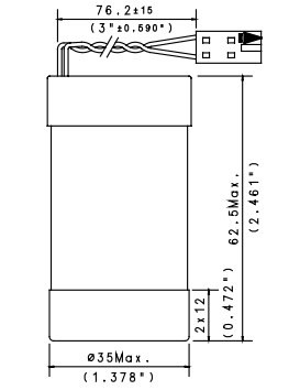  Аккумулятор 3.6 В, 19000 мАч, TL-5930/F 