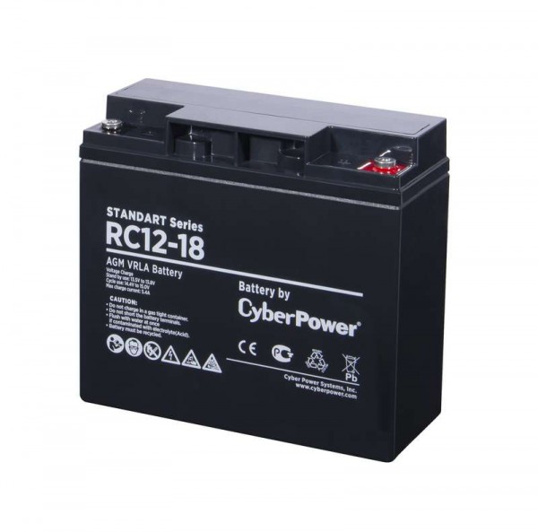  Батарея аккумуляторная SS 12В 18А.ч CyberPower RC 12-18 
