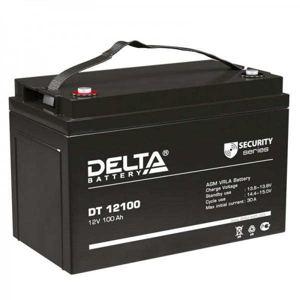  Аккумулятор 12В 100А.ч Delta DT 12100 