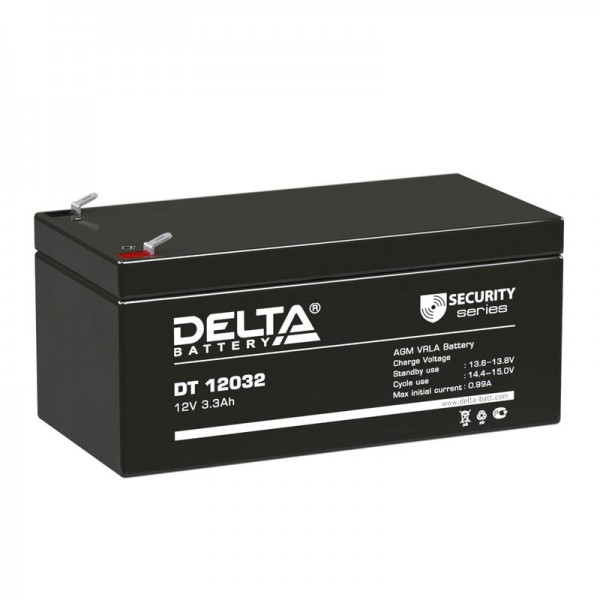  Аккумулятор 12В 3.3А.ч Delta DT 12032 