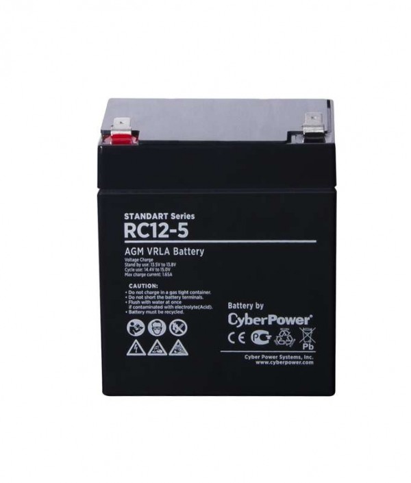  Батарея аккумуляторная SS 12В 5А.ч CyberPower RC 12-5 