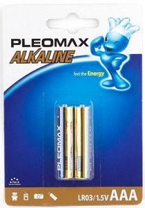  Элемент питания алкалиновый LR LR03 BP-2 (блист.2шт) Pleomax C0008045 