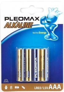  Элемент питания алкалиновый LR LR03 BP-4 (блист.4шт) Pleomax C0019241 