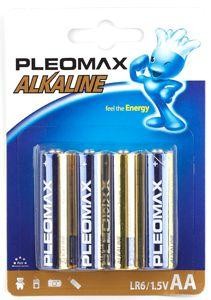  Элемент питания алкалиновый LR LR6 BP-4 (блист.4шт) Pleomax C0019242 