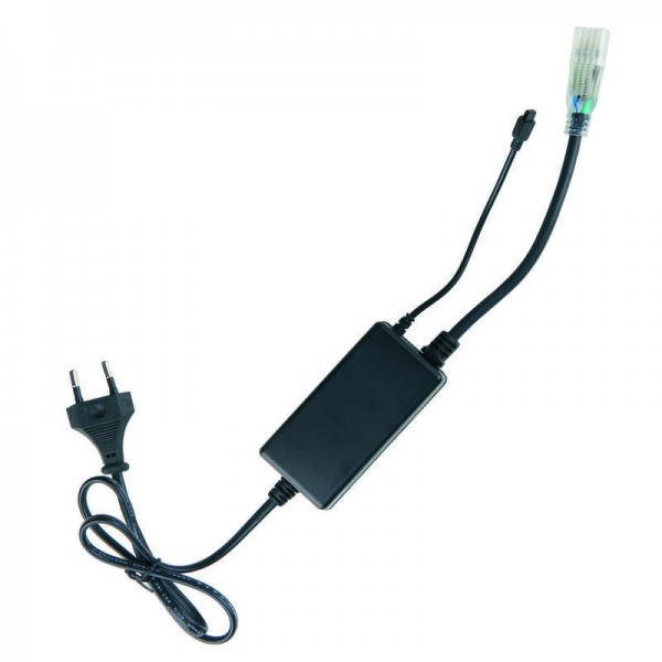  Контроллер ULC-N20-RGB BLACK для управления светодиод. многоцветными RGB лентами ULS-5050 220В с пультом ДУ Uniel 10800 