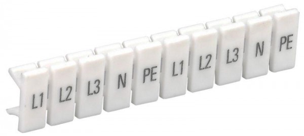  Маркеры для КПИ-1.5кв.мм с символами "L1; L2; L3; N; PE" ИЭК YZN11M-001-K00-A 