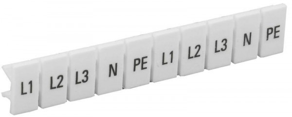  Маркеры для КПИ-4кв.мм с символами "L1; L2; L3; N; PE" ИЭК YZN11M-004-K00-A 