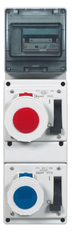 Фотография №1, Розетка стандарта СЕЕ с выключателем, с предохранителем