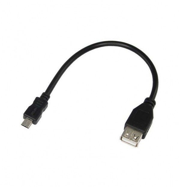  Шнур USB 0.2м гн.(USB(A) - шт.micro USB(B)) OD:4.5мм черн. Rexant 18-1161-2 