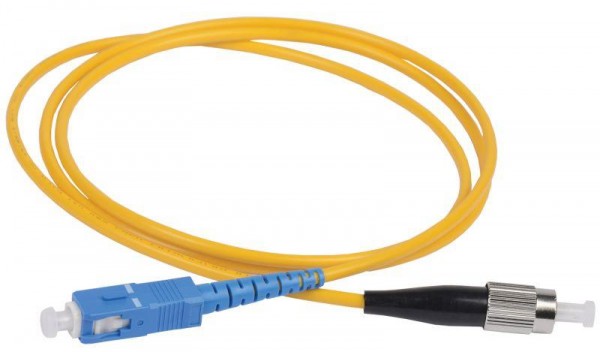  Патч-корд оптический коммутационный переходной для одномодового кабеля (SM); 9/125 (OS2); SC/UPC-ST/UPC (Simplex) (дл.100м) ITK FPC09-SCU-STU-C1L-10M 