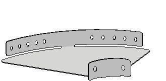  Угол для лотка горизонтальный регулируемый 300х40 W10-300 HDG SchE 734596 
