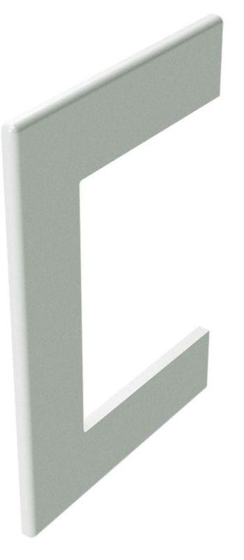 Фотография №1, Рамка для ввода настенного кабель-канала в стену/потолок/щит