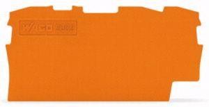  Пластина торцевая промежут. 0.8мм оранж. (уп.25шт) WAGO 2002-1392 
