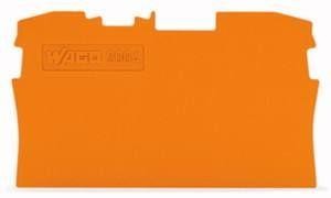  Пластина торцевая промежут. 1мм (уп.25шт) оранж. WAGO 2004-1292 