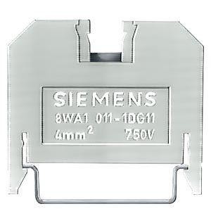  Клемма проходная 1-проводн. (4-6.5мм) беж. Siemens 8WA10111DG11 