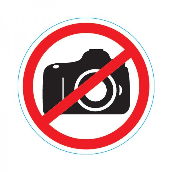  Наклейка запрещающий знак "Фотосъемка запрещена" 150х150мм Rexant 56-0043 