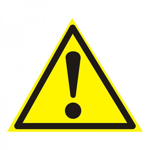  Наклейка знак безопасности "Внимание. Опасность" 150х150х150мм Rexant 55-0021 