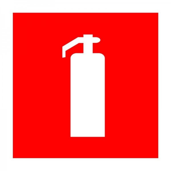  Наклейка знак пожарной безопасности "Огнетушитель" 150х150мм Rexant 56-0051-1 