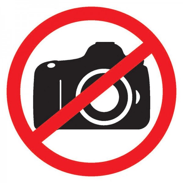  Табличка ПВХ запрещающий знак "Фотосъемка запрещена" 150х150мм Rexant 56-0043-2 